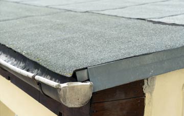 repair or replace Woolfords Water flat roofing?