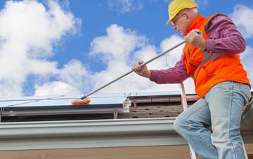 Woolfords Water soft wash roof cleaning